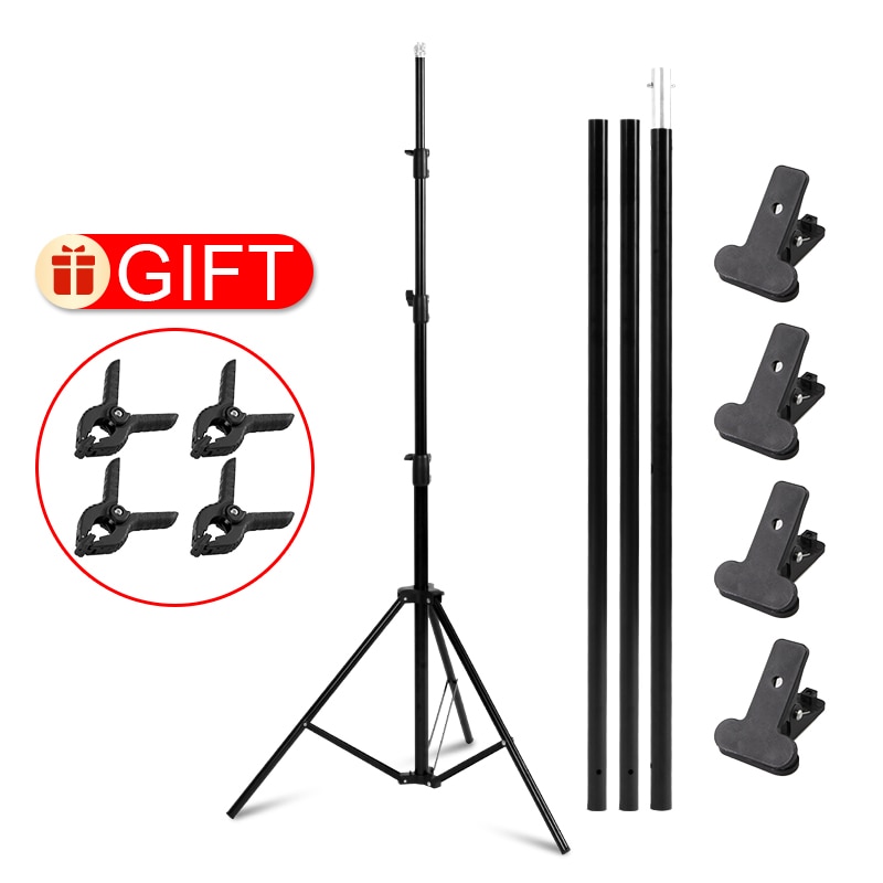 Fotografie Foto Hintergrund Steht T-Form Hintergrund Rahmen Unterstützung System Steht Mit Schellen für foto studio Mehrere größen