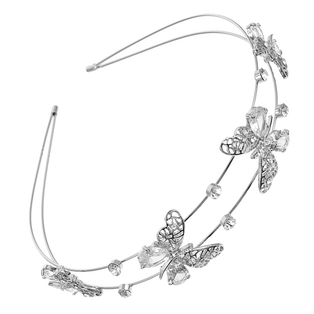 Rhinestone Double Band Hair Hoops Party Rhinestone Headband