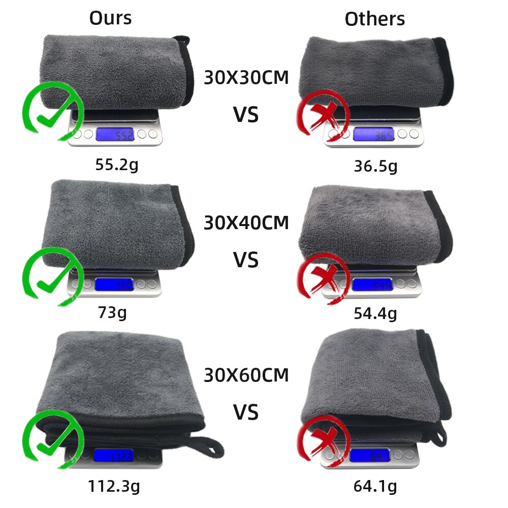 Auto Waschen Mikrofaser Handtuch Auto Mikrofaser-reinigungstuch Trocknen Handtuch Auto Pflege Tuch Details Mikrofaser Handtuch