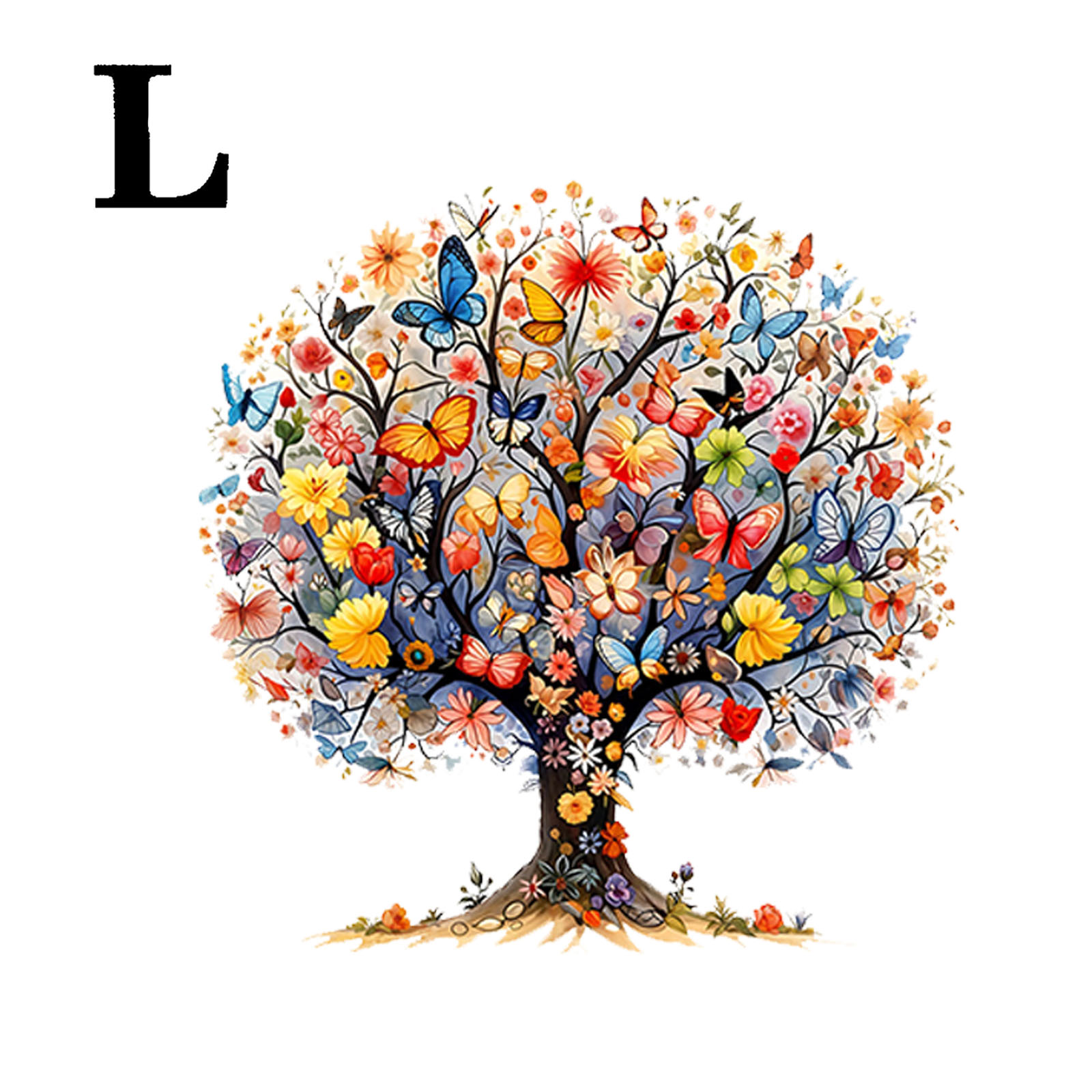 Einzigartige Holzpuzzles „Baum des Lebens“ – unregelmäßiges Puzzle in Tierform, lustiges Freizeitspielzeug, perfektes für Weihnachten, Geburtstage: Black