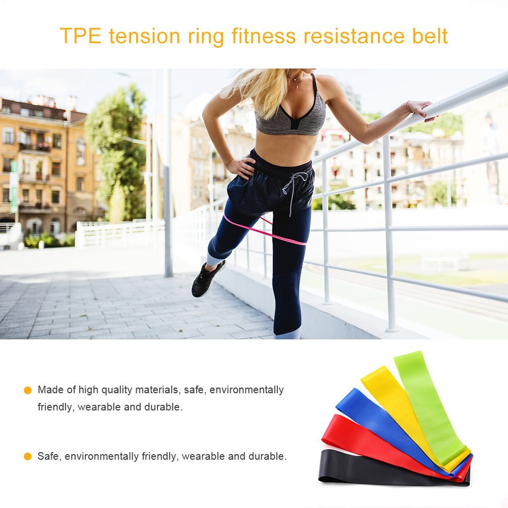 Yoga Latex Spanning Ring Fitness Weerstand Band Tpe Pull Ring Fitness Weerstand Band Yoga Band Pull Touw Weerstand Ring