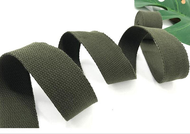 50mm( 2") Canvas Webbing 5meters Length Heavy Canvas Webbing Strap Belting Bag Strap Tape For DIY Bag Luggage Colorful