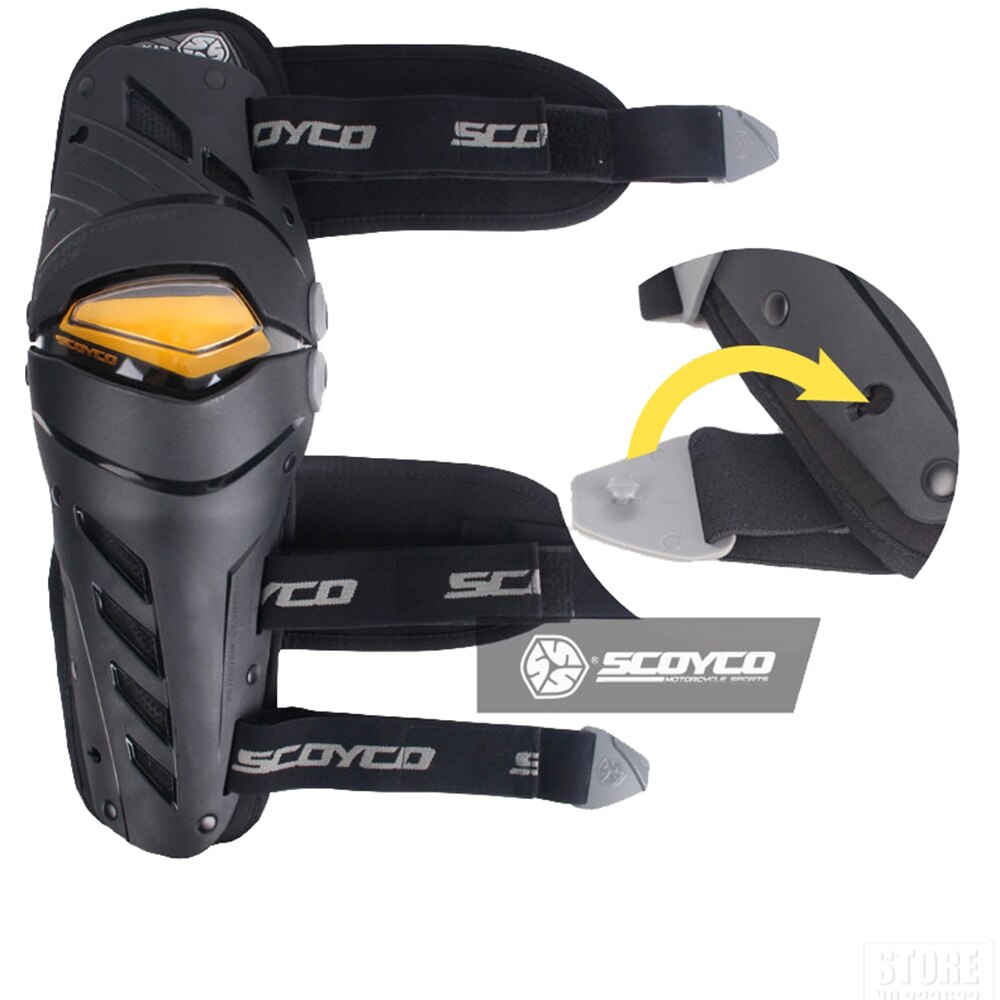 SCOYCO Moto Protection Motorcycle Knee Pads Moto Elbow Protection Moto Equipment Motorcycle Knee Protector for Men Women