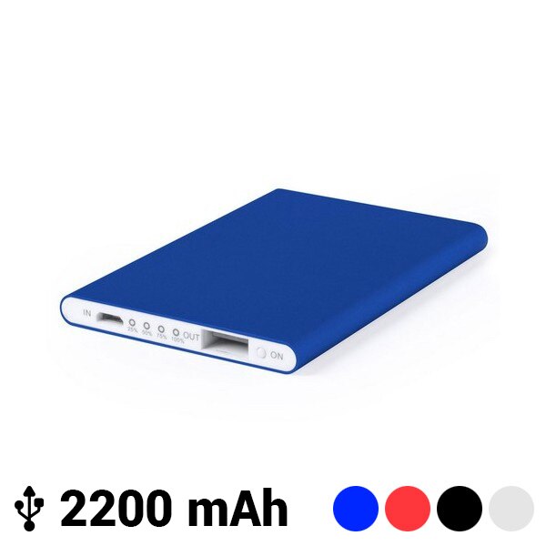 Ultra-slim Power Bank mit Micro USB 2200 mAh LED 145538