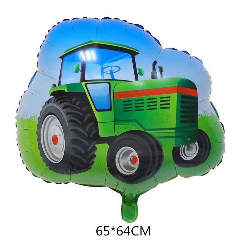Tracteur gâteau Topper vert véhicule de ferme voitures joyeux anniversaire gâteau Topper enfants ferme tracteur thème fête tracteur gâteau décorations