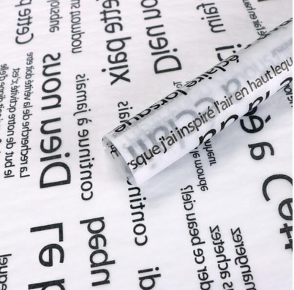 Marble / Letter Flower Wrapping Tissue Paper Material 30 sheets Shoes Packing Craft Paper DIY Bouquet Supplies 50*70cm: 6