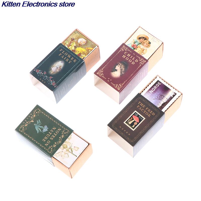 100pcs/box European Retro Kraft Paper Scrapbooking/Card Making/Journaling Project DIY Diary Decoration Cards