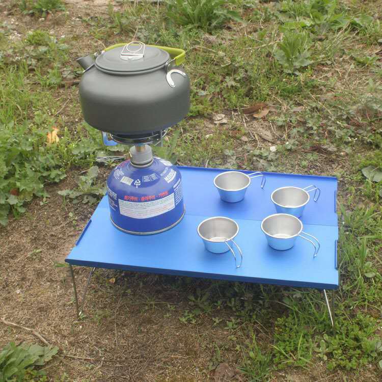 Sales Outdoor Mini Klaptafel Camping Draagbare Barbecue Bureau Ultralichte Aluminium Klaptafel