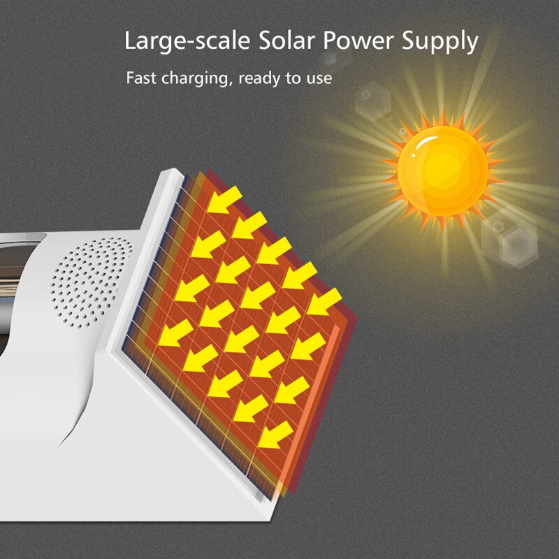 Lumière stroboscopique solaire avec détecteur PIR WiFi TUYA, alarme de sécurité sonore 120db, avec application de Notification, pour maison, ferme, grange, Villa, IP65