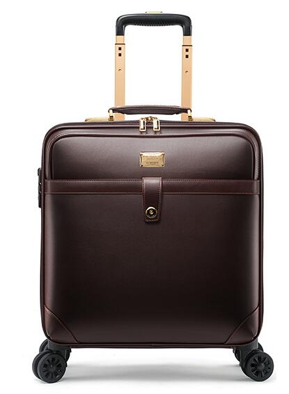 PVC 16 "18" travel Vlucht boarding bagage business koffer: coffee / 18"