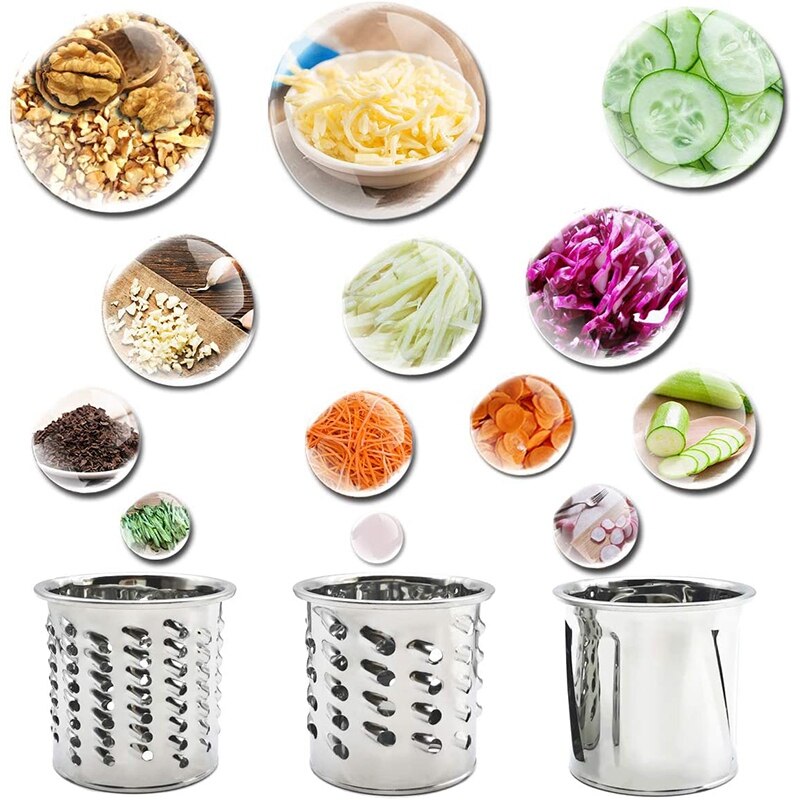 Gemüse Schneidemaschine/Schredder/Käse Reibe für KitchenAid Stand Rührgerät Befestigung Schneiden Schreddern Zubehör