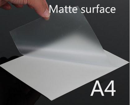 A4-formaat Matte PVC Koud Lamineren Pouch Film, gelamineerd pvc film