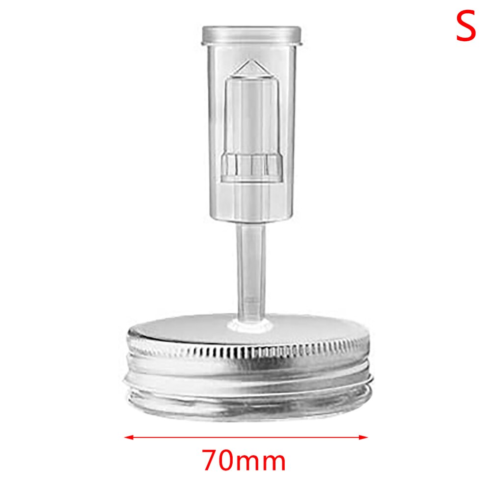 1pc szerokie usta słój na przetwory fermentacja pokrywka premia słój na przetwory fermentacja pokrywka zestaw fermentacyjny robić słoików z szerokimi ustami: S