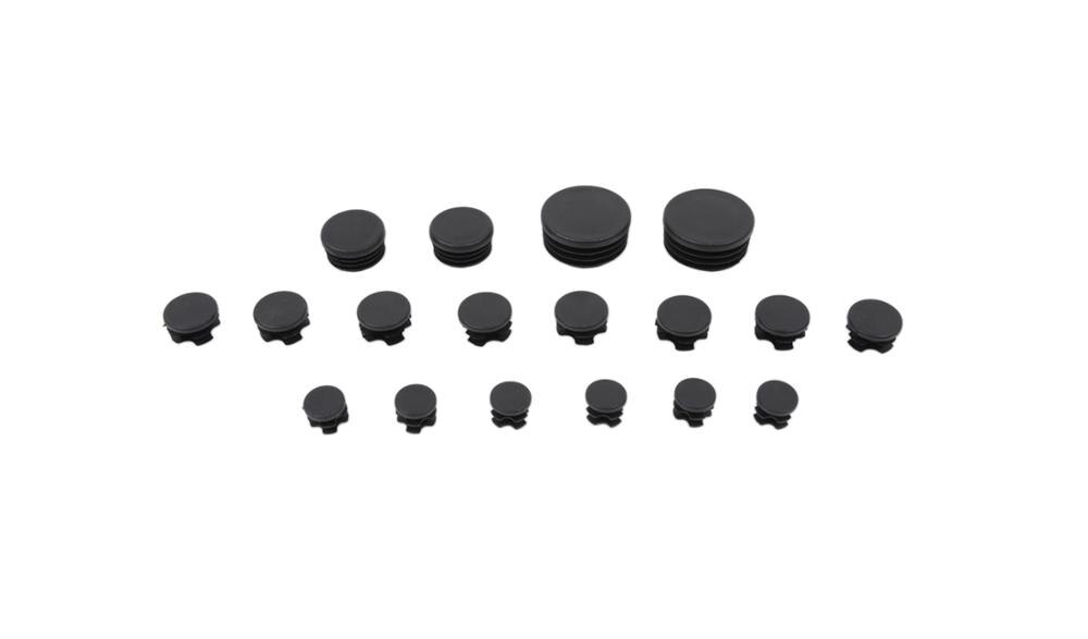 Chasis de coche impermeable tapón de goma para Jeep Wrangler JL gladiador JT coche accesorio de caucho negro: Default Title