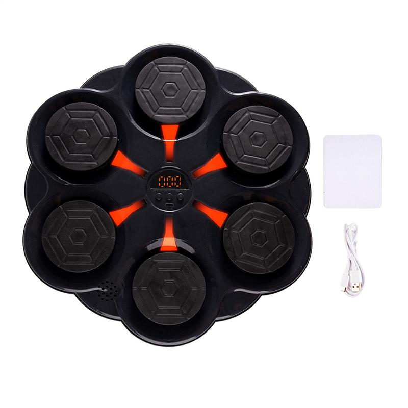 Music Boxing Machine Wall Mounted Electronic Boxing Target Music Boxing Target for Adults Kids Home Interactive Punching Trainer