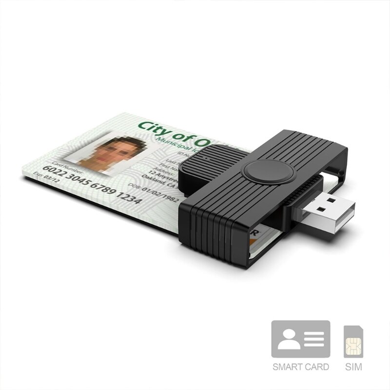 87HA Contact Smart Card Reader Ondersteuning Swap USB2.0 Geheugenkaart Adapters Smart Card Slot En Sim Card Tray Memory kaart