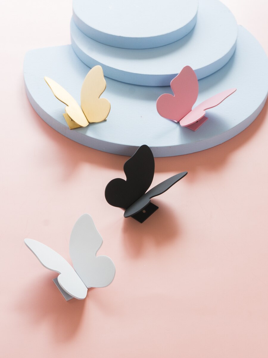 Vlinder Dragonfly Messing Knoppen Kast Trekt Lade Keukenkast Handvatten Hardware Handvat