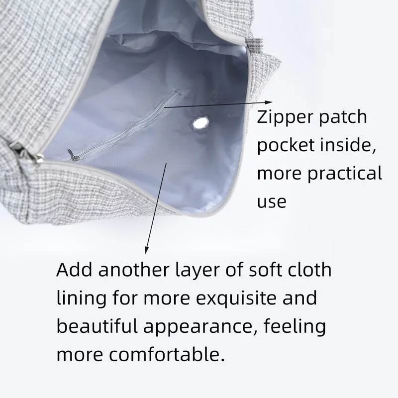 Tanqu Classic Mini Linnen Canvas Organizer Stof Binnenvoering Inzetstuk Voor Obag Mini O Tas Dames Handtas Accessoire