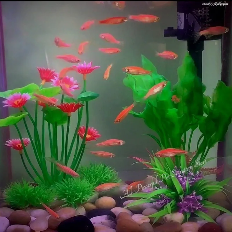 Artificial Aquarium Decor Plants Plastic Aquatic Plants Underwater Plants Aquarium Accessories Decoration Piante Acquario