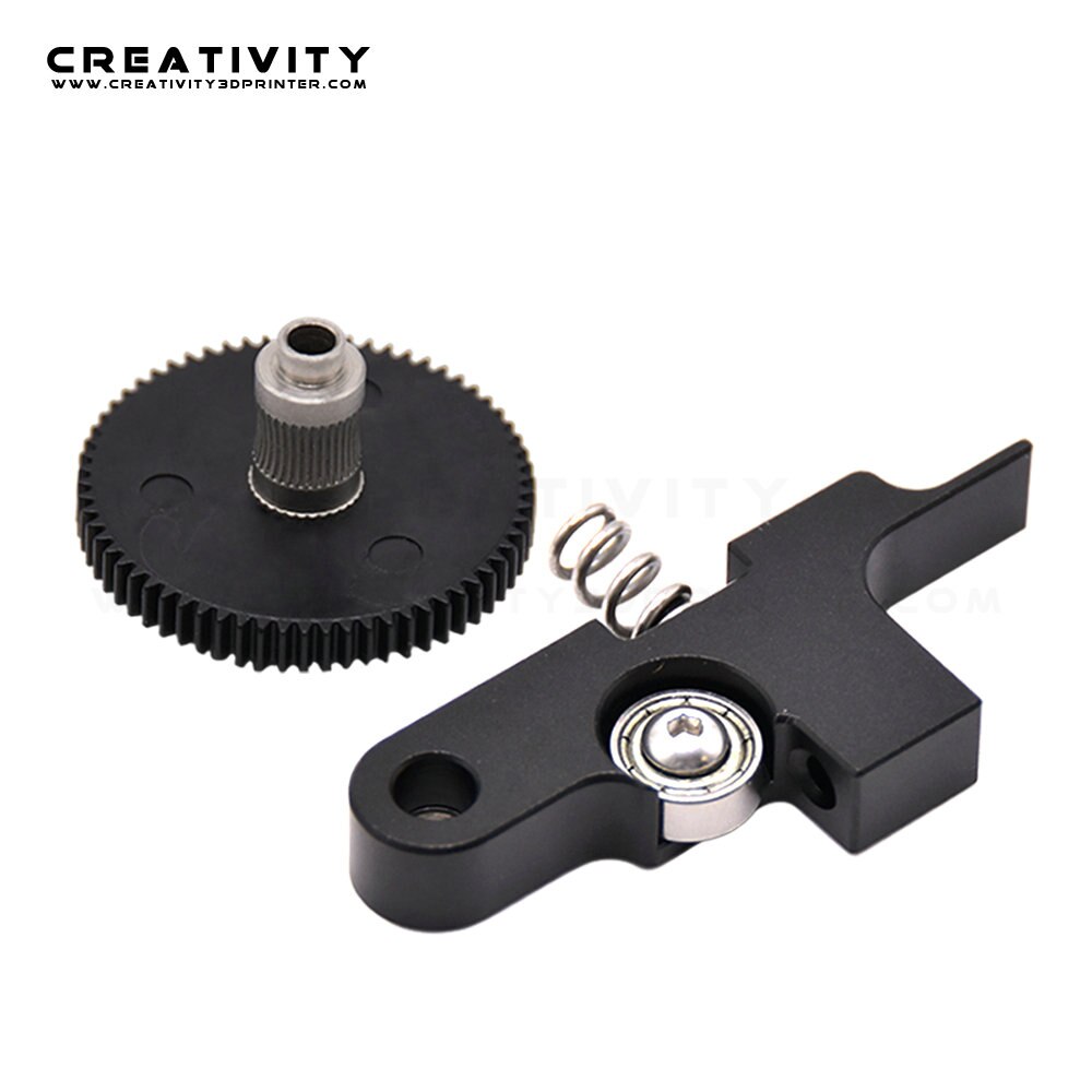 Titan aero-extrusora de metal, engrenagem com braço dentado de 66 dentes, 1.75mm, peças para extrusora: Black