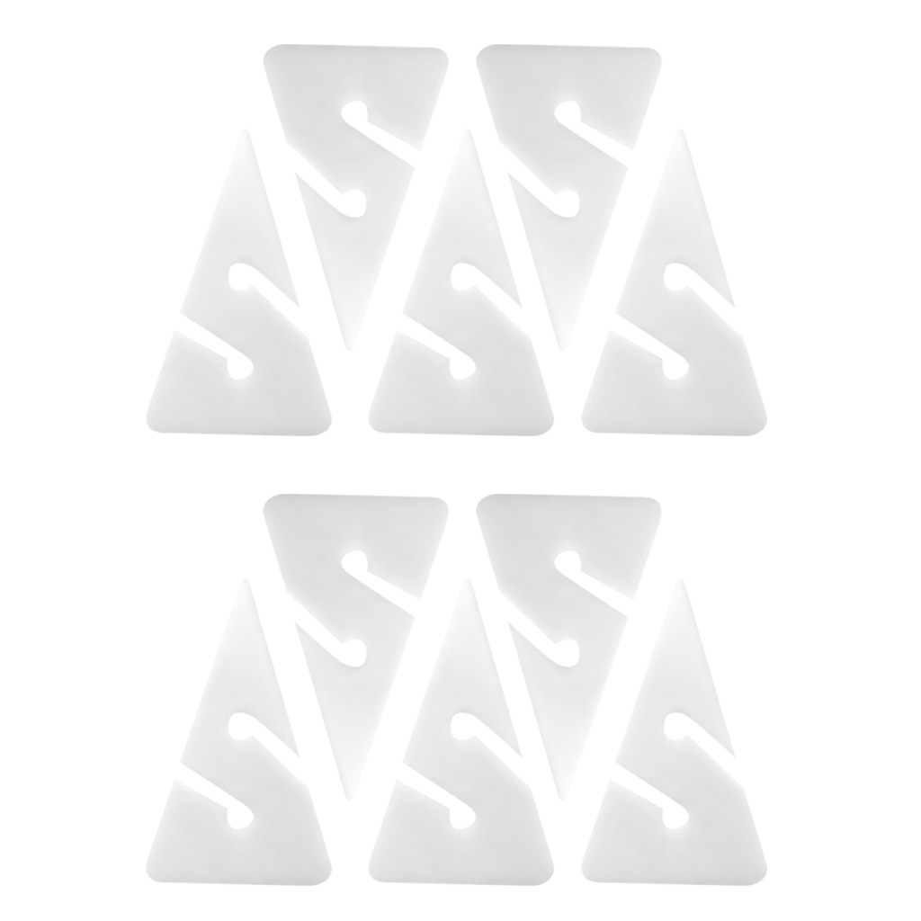 Pack 10 Ultralight Triangle PVC Line Arrow Markers for Safety Scuba Dive Cave and Wreck Diving