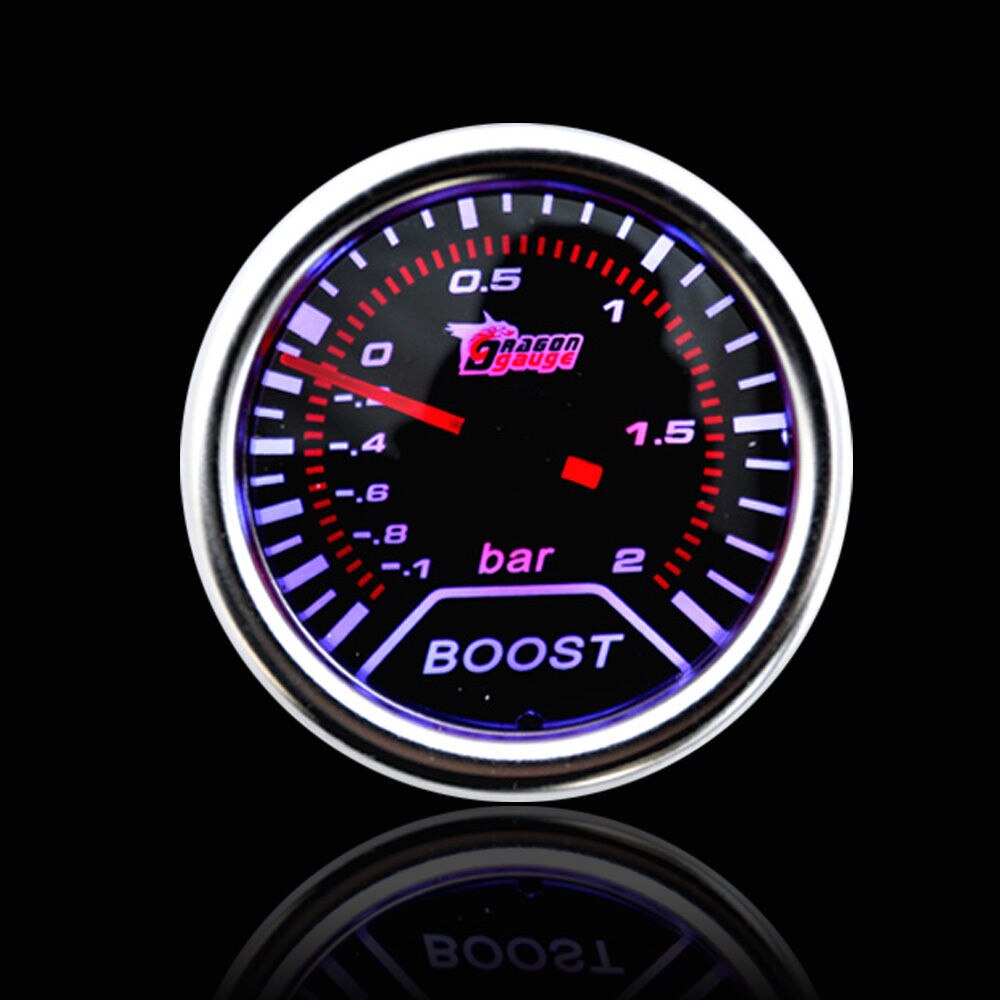 Ee Ondersteuning Auto Universele Rook Len 2 "52 Mm Bar Turbo Boost Bar Gauge Meter 52 Mm Zwart Gauge pod Auto-onderdelen Auto Styling