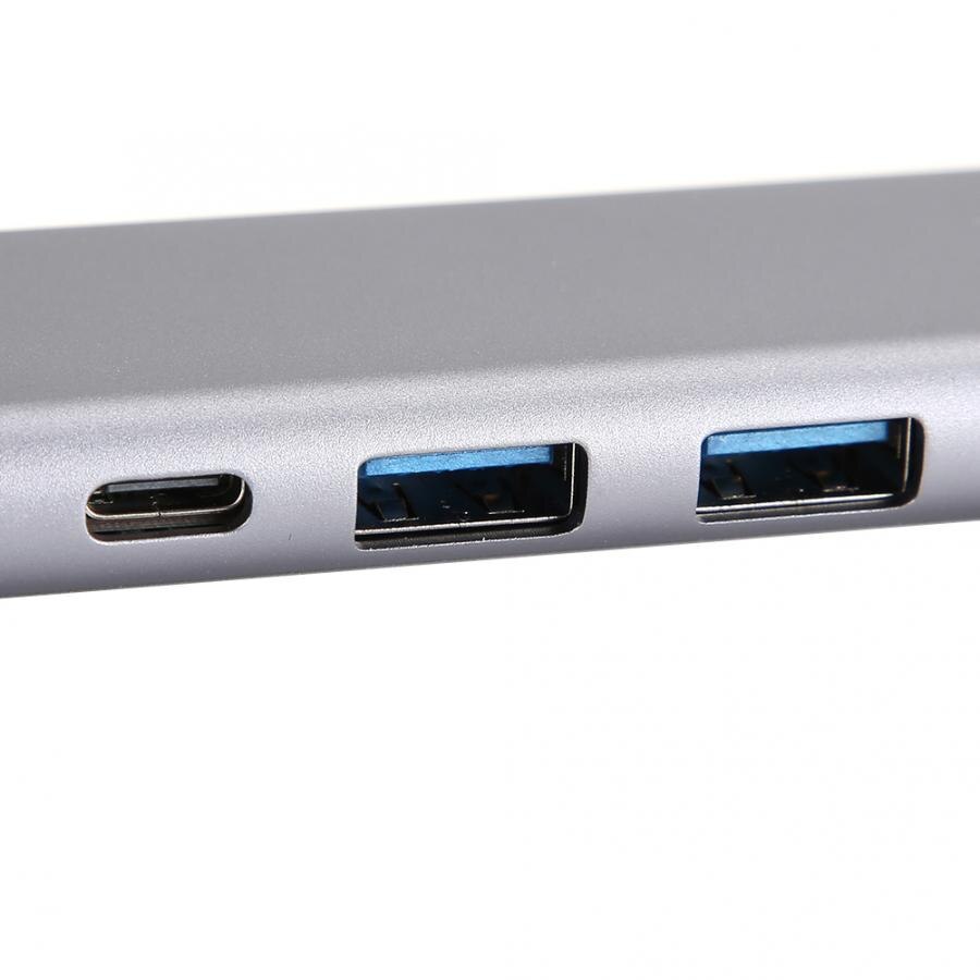 rfid reader 7-in-2 USB-C Hub 2 USB3.0 PD Charging USB C/F TF Memory Card Reader Adapter PD Charging Hub