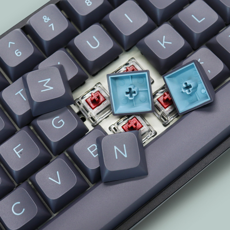 189 teclas PBT doble disparo negro gris ISA perfil teclas para interruptores MX Womier GK61 Anne Pro 2 Teclado mecánico para jugar