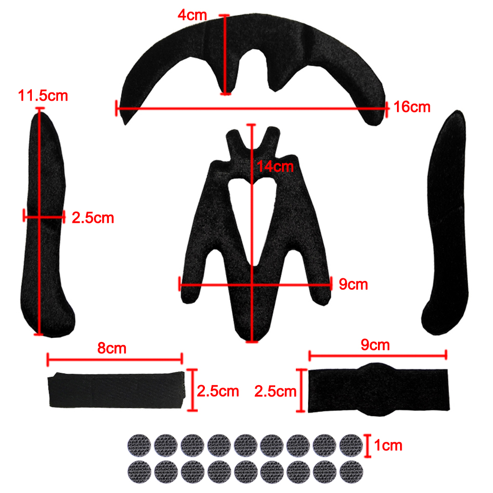 LOCLE wygodny rowerowy kask rowerowy podszewka kolarstwo kask klocki z owad-Internet zapieczętowany gąbka kask rowerowy wewnętrzna wkładka