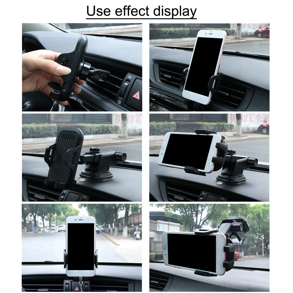 Windschutzscheibe Schwerkraft Saugnapf 360 Auto Telefon Halfter Für Universal- praktisch passen Für iPhone Samsung Smartphone Halterung Ständer in Auto