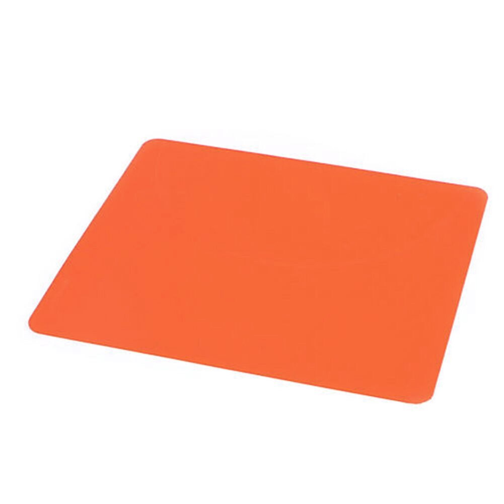 Alfombrilla de ratón óptica de Color sólido, 21,5x17,5 cm, antideslizante para ordenador de oficina, reposamuñecas de goma, alfombrilla para ratón, Gaming, portátil, PC: orange