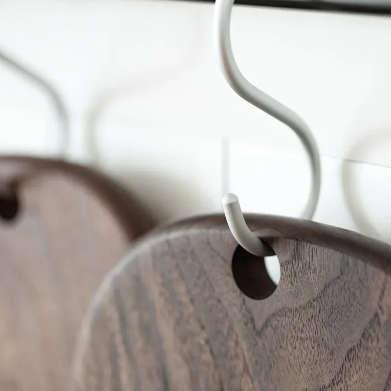 Tablas de cortar de nogal negro, tabla de cortar de madera maciza para el hogar, tabla de cortar de madera entera, tabla de cortar de fruta, cocina