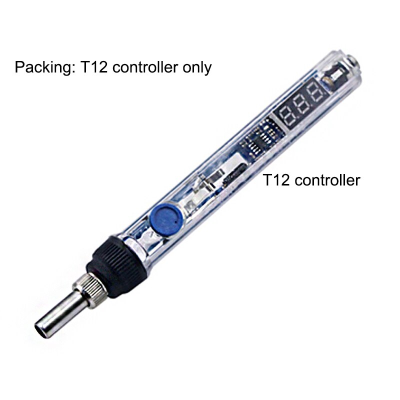 T12 electric soldering iron kit mini portable T12 soldering iron Tips tools Adjustable temp LED digital soldering station: ONLY T12 Controller