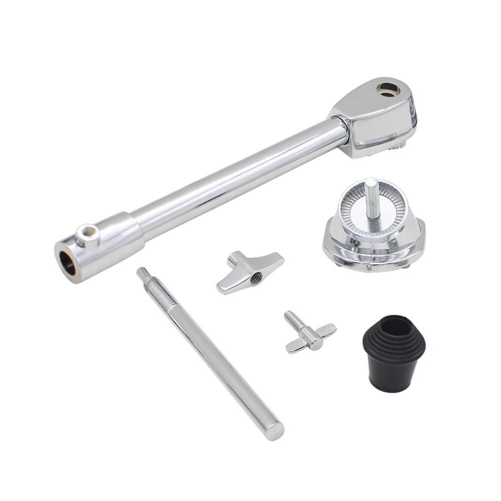 Pied de tambour en acier argenté, 2 pièces/paquet, pour percussions, percussions, accessoires
