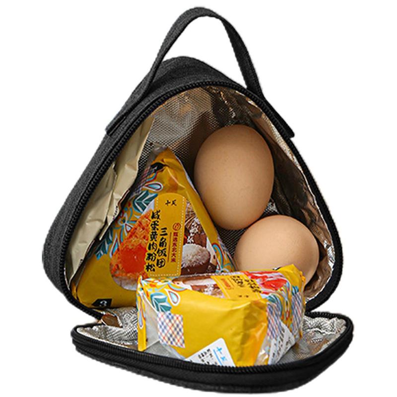 Outdoor Portable Thermal Food Storage Container Kitchen Insulation Lunch Bag Lightweight Triangular Picnic Bags Food Storage Bag