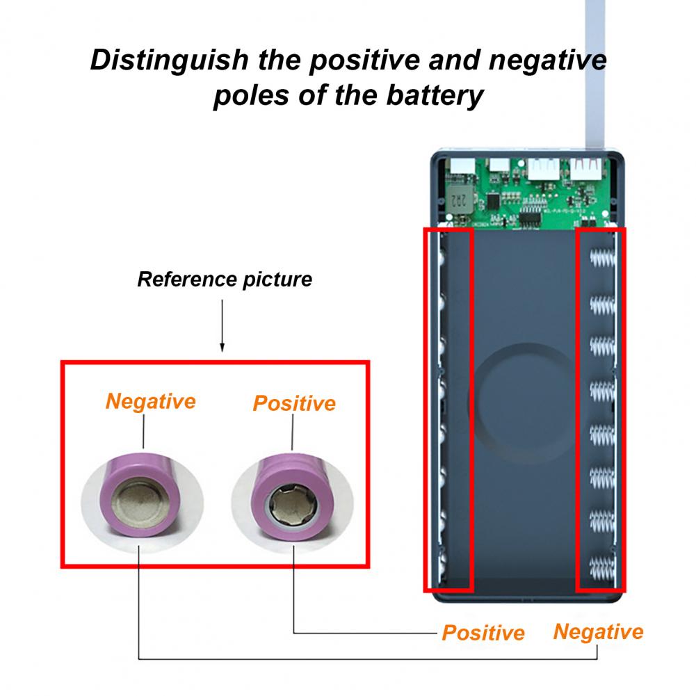 C16 Power Bank Case Detachable DIY 16x18650 Charger Case Quick Charging Power Bank Box for Smart Phone DIY Charger Shell Case