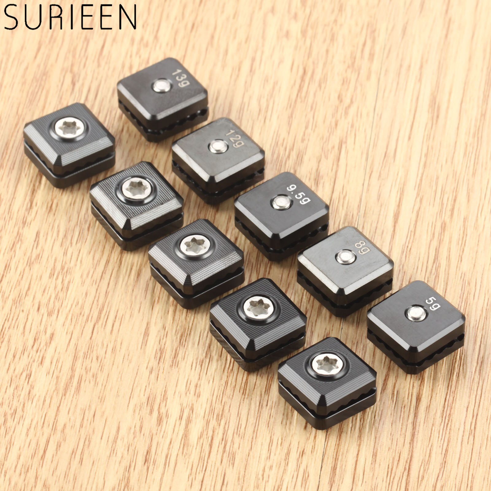 SURIEEN 1Pc Alloy Golf Club Weight Screw Replacement Fit for M3 Driver 5g 8g 9.5g 12g 13g Golf Club Heads Accessories