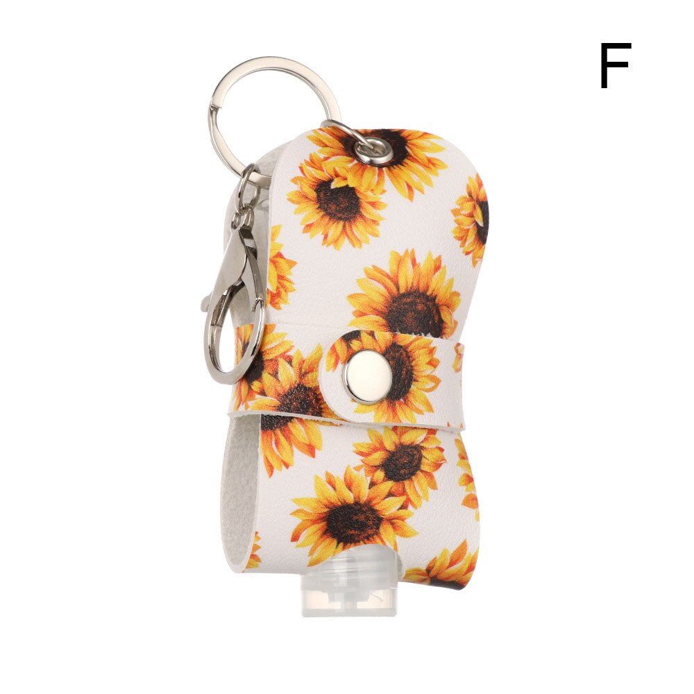 30Ml Kwasten Squeeze Flessen Lederen Hervulbare Hand Wassen Flessen Herbruikbare Douchegel Sleutelhanger Houder Reizen Accessoires: F