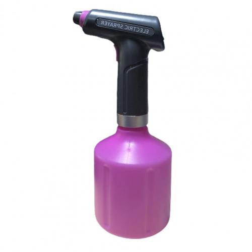 Spray de riego para plantas, útil, multiusos, resistente, USB, automático, recargable, eléctrico: Rosa