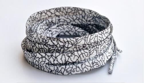 Lacets de Sport Extra longs créatifs de 71 pouces/180 cm lacets de lacet pour adultes lacets plats noirs et blancs: No.1