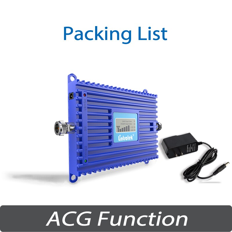 Amplificateur de Signal bande 20 LTE 4G, 800mhz, répéteur de Signal ALC AGC 70db, Gain 20dbm, pour usage domestique et au bureau