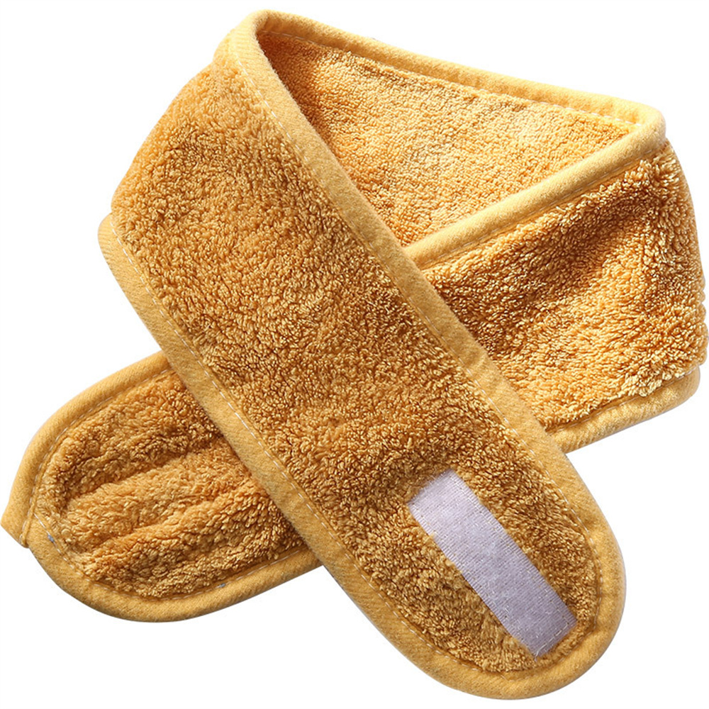 1pc Spa Makeup Soft Toweling Hairband Women Non-Slip Adjustable Sports Headband Yoga Bath Shower Wide Head Band
