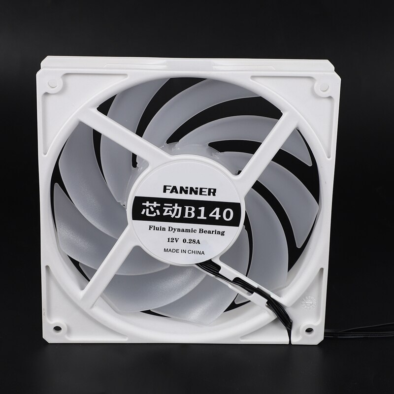 Venta al por menor ventilador Router ventilador DIY PC nevera TV caja inalámbrica silenciosa DC 12V alimentación USB 14cm