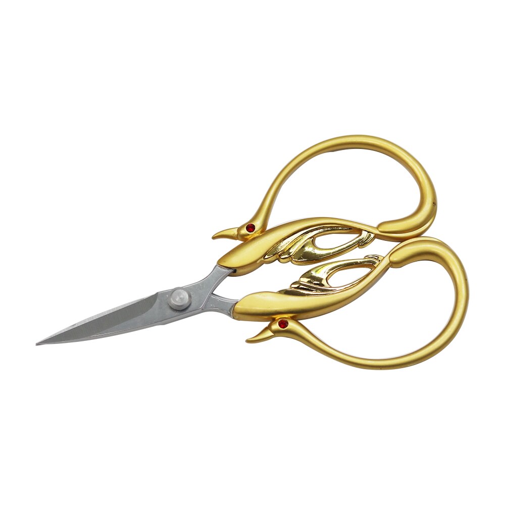 Schwan Stil Stickerei Schere Edelstahl Stoff Cutter Schneider Schere Haushalt NäHenne Schere Hand Werkzeuge