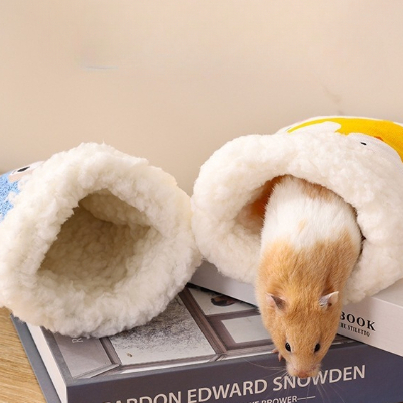 Casa carina Caviale d'India Furetti Amaca per piccoli animali Accessori per gabbie per furetti Letti Inverno caldo Tappetino per cincillà Casa per criceti