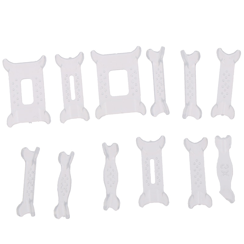 12 stuks/set onzichtbare ringmaatversteller voor losse ringmaatverkleiner afstandsringbeschermer