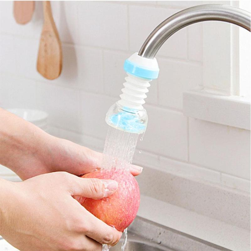 360 Degree Rotatable Water Saving Filters Faucet Mounted Dual Spout Kitchen Sink Taps Sprayer Shower Head Nozzle Faucet