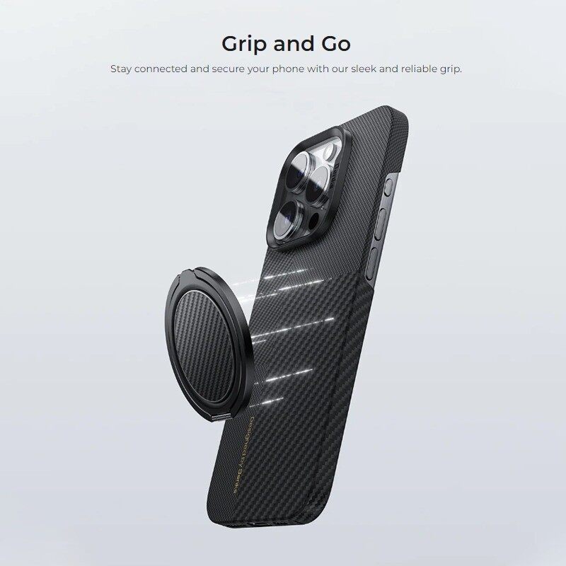 Benks Magnetic Ring Holder for iPhone 0.39mm ultra thin metal stand 360° Rotating phone ring holder iPhone 12/13/14/15/16