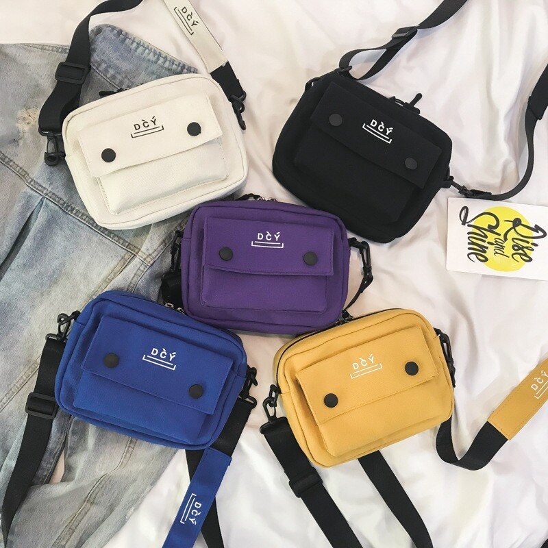 Handbags Women Crossbody Bags 2022 Brand Letters Canvas Female Casual Shoulder Bags Messenger Bags