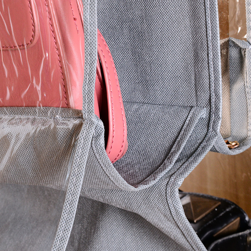 Handtaschen-Organizer zum Aufhängen, Geldbörsen-Organizer für Schrank-Organizer, Taschenaufbewahrung, Kleiderbügel, Oxford-Stoff, Schranktaschen-Organizer